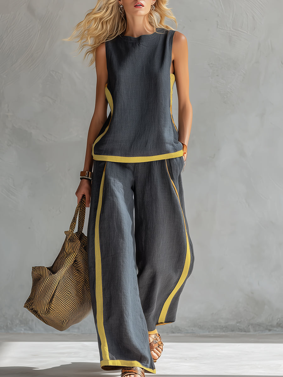 Claire - Chic Linen Set