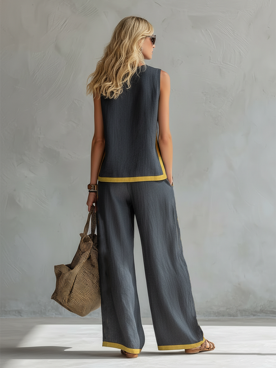 Claire - Chic Linen Set